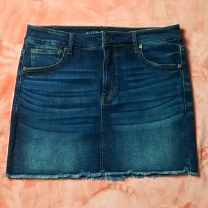 AE Ne(x)T Level High-Waisted Denim Mini Skirt